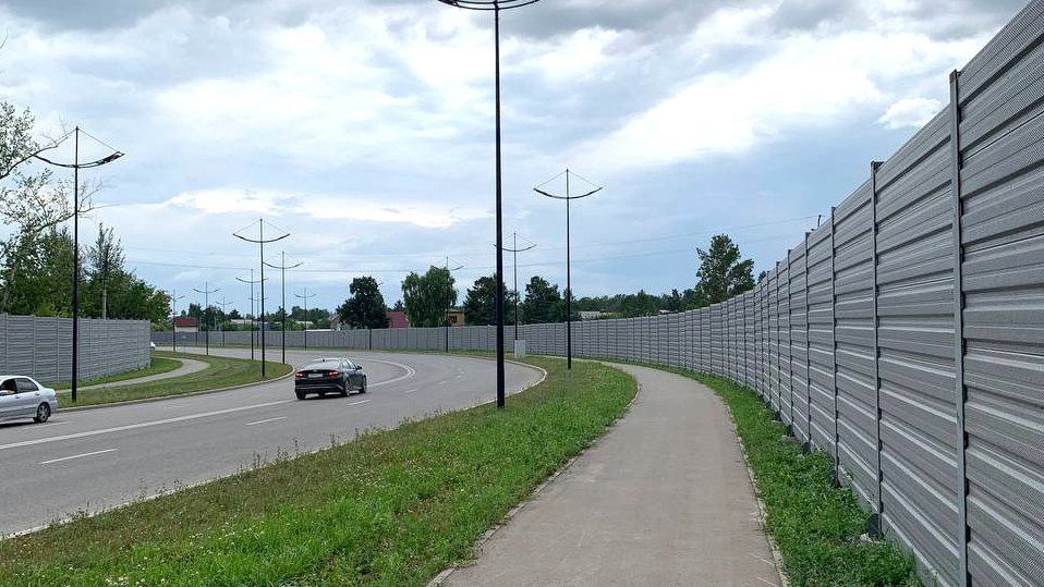 Шумозащитные экраны в Магнитогорске - фото