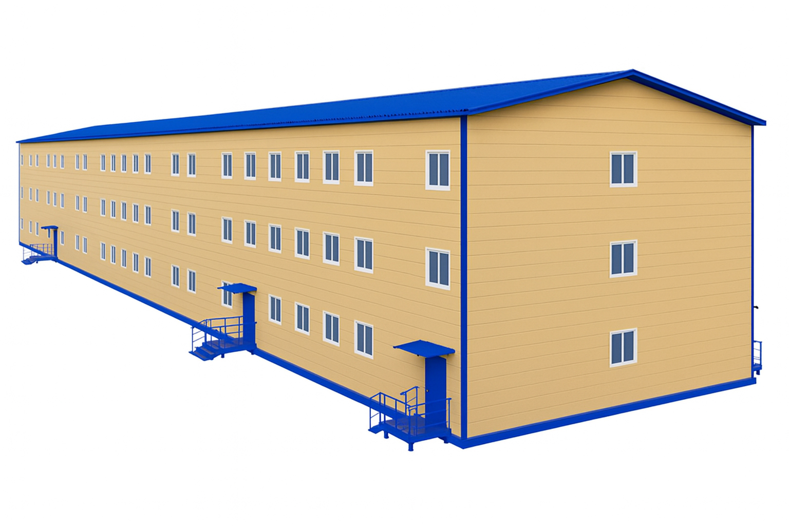 Модульное общежитие на 200 