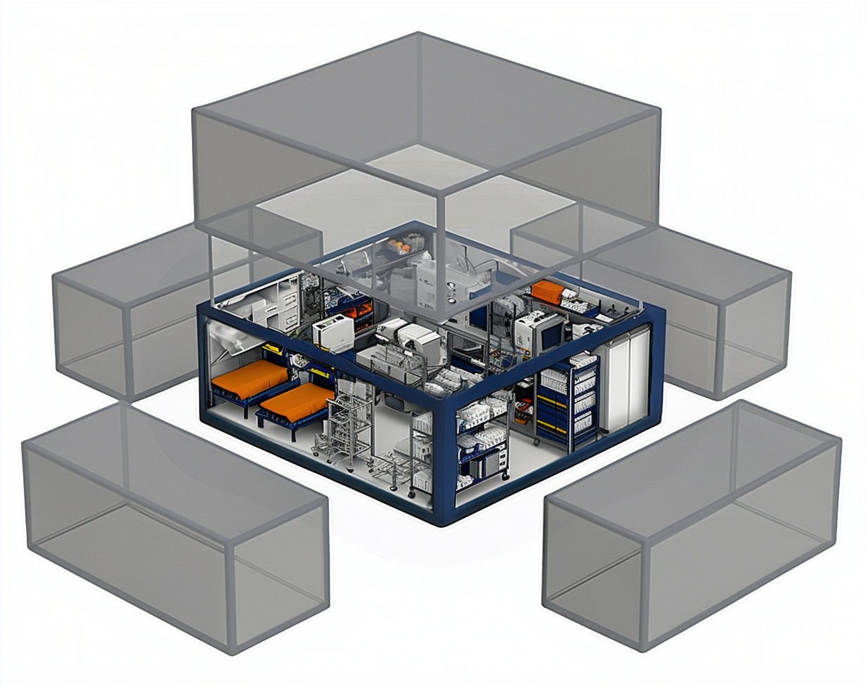 Модульное здание пожарной части