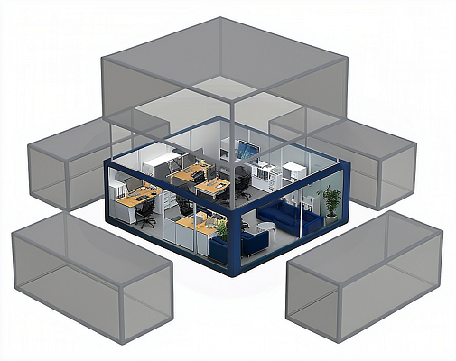 Строительство модульной гостиницы