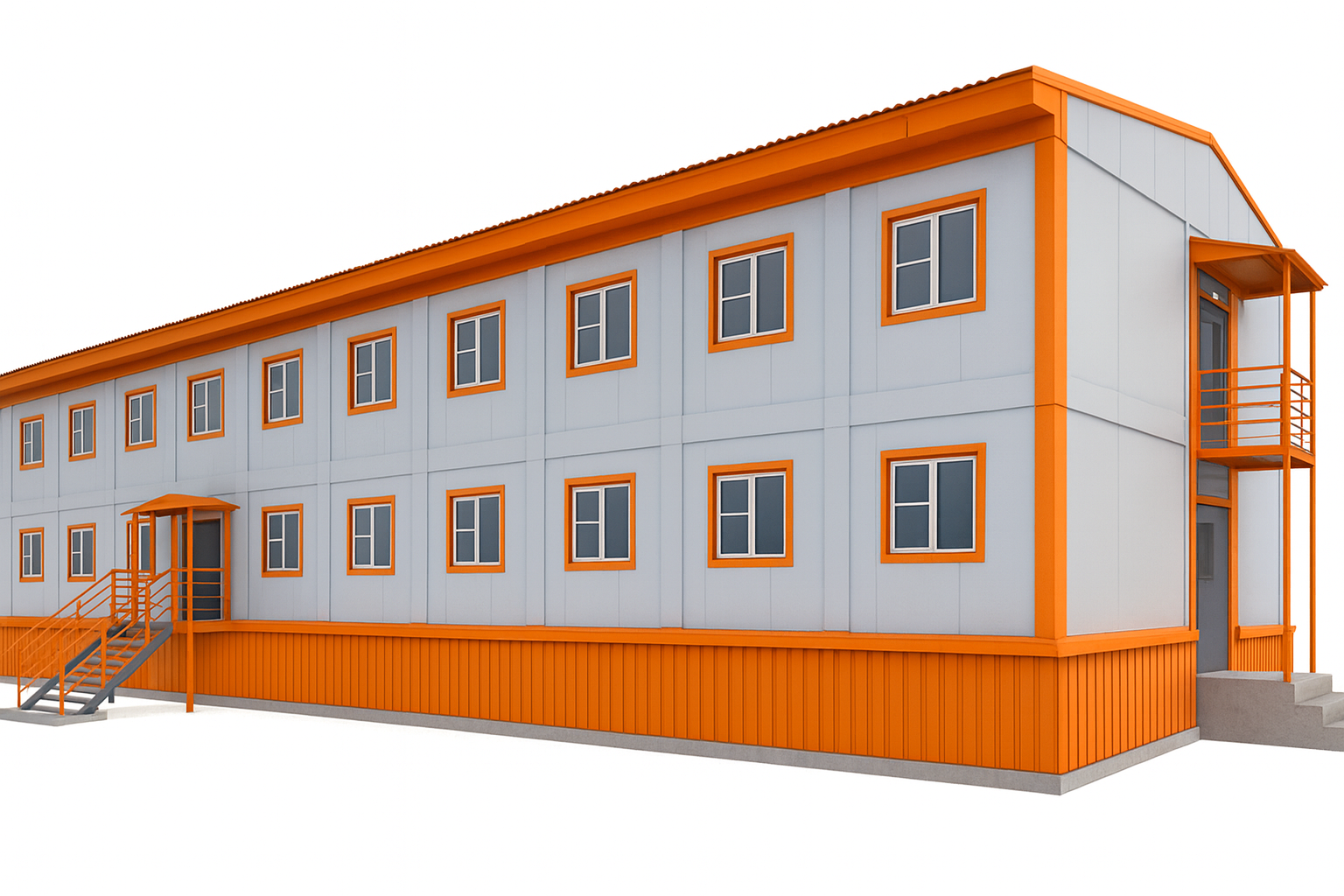 Модульные общежития для рабочих на 100 человек