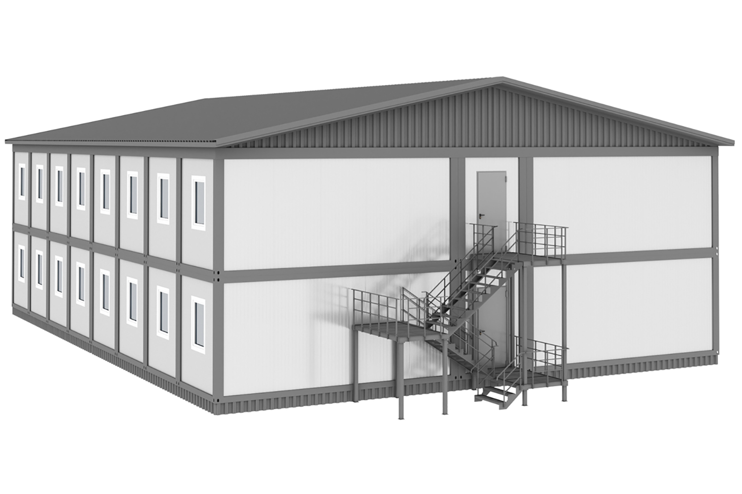 Модульная гостиница на 50 номеров