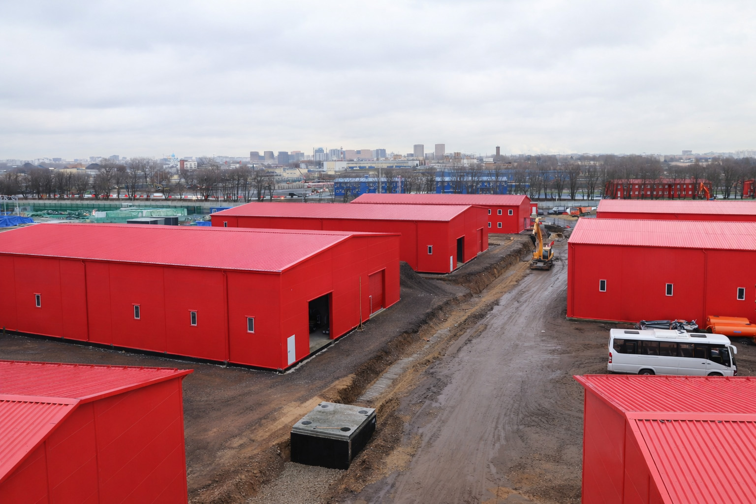 АБК с использованием модульных конструкций DoorHan - фото