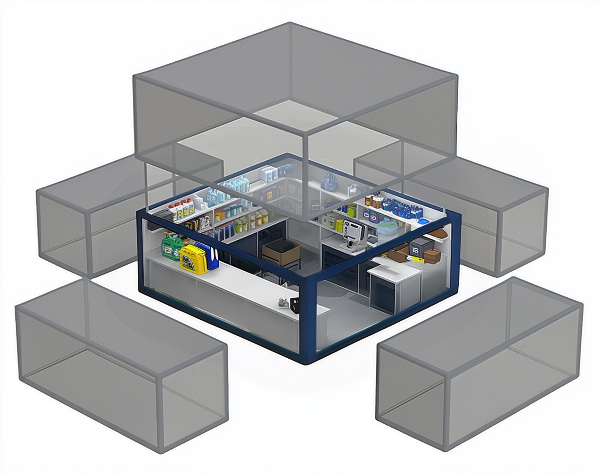 Модульный магазин первой необходимости