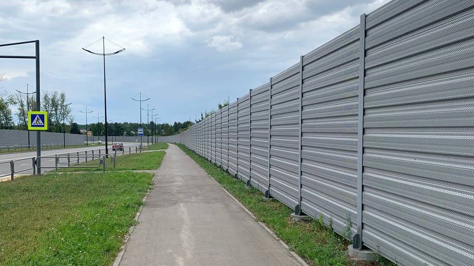 Шумозащитные экраны в Магнитогорске - фото