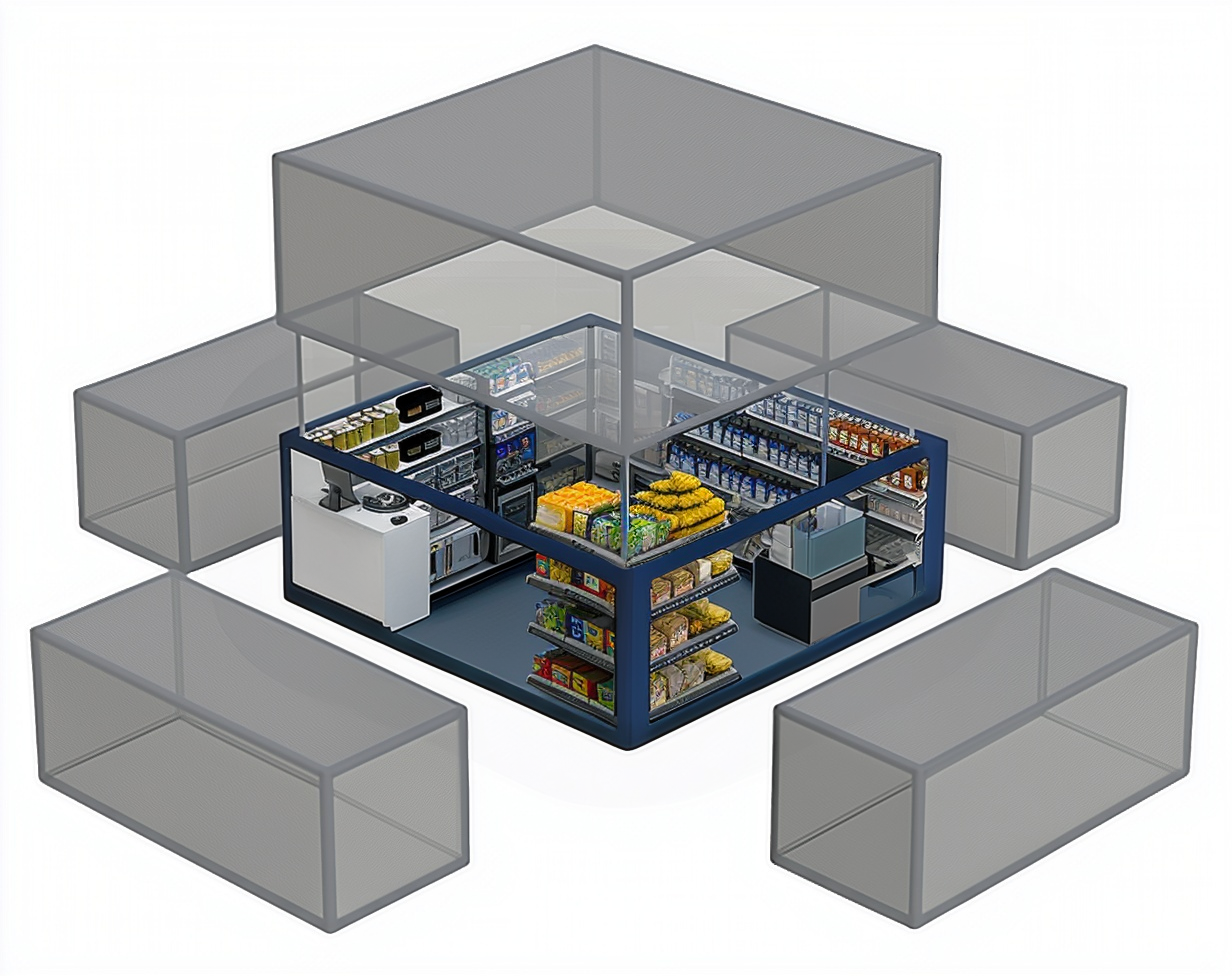 Модульный торговый павильон