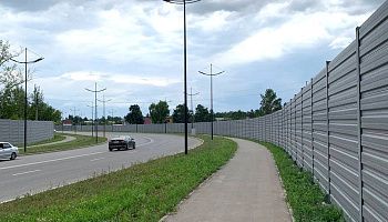 Шумозащитные экраны в Магнитогорске - фото