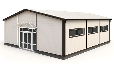 Каркасный торговый павильон 560 м²