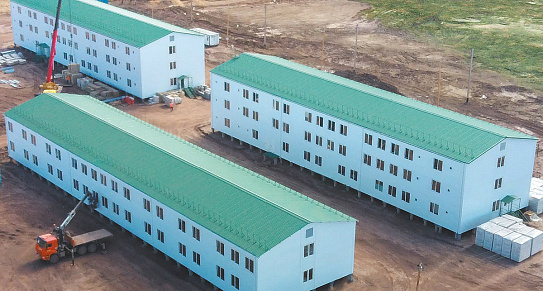 Строительство модульных общежитий - фото
