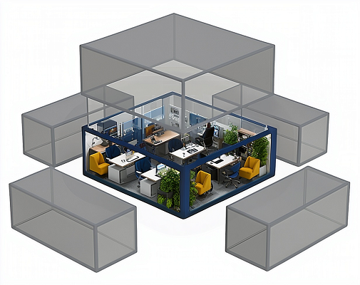 Модульный офис на 5 человек