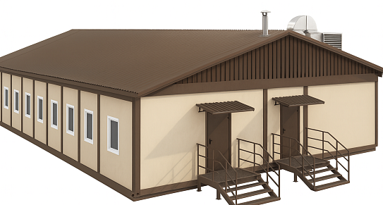 Блочно-модульная столовая на 100 мест - фото