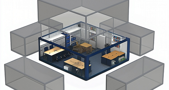 Временное здание для образовательных проектов - фото