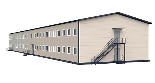 Модульное общежитие на 150 мест - фото