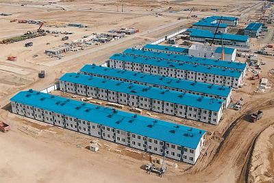 Вахтовый поселок для строителей