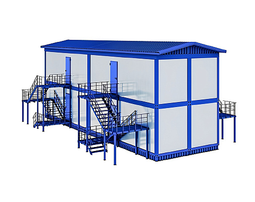 Двухэтажный АБК