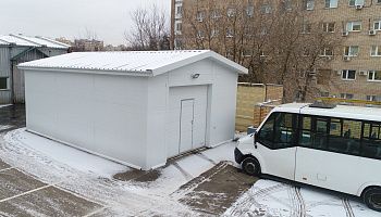 Модульный пункт дезинфекции автомобилей - фото