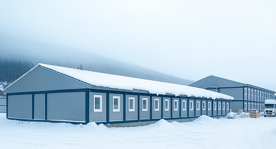 Вахтовый поселок с АБК