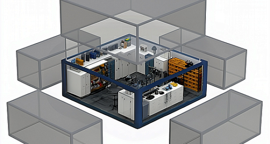 Модульная раздевалка - фото