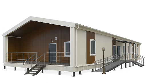 Быстровозводимые детские лагеря - фото