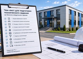 Техническое задание на блочно-модульное здание: что учесть перед заказом