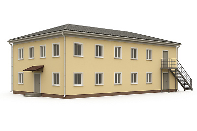 Быстровозводимое здание общежитие