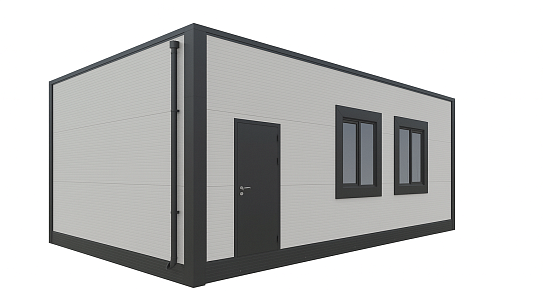 Модульный КПП с проходной - фото