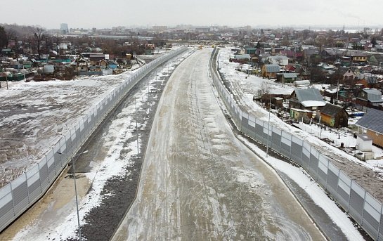Шумозащитные экраны на трасе М7 Волга