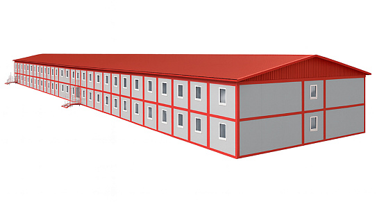 Общежитие для строителей - фото