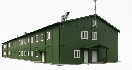 Общежитие быстровозводимое - фото