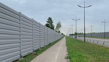 Шумозащитные экраны в Магнитогорске - фото