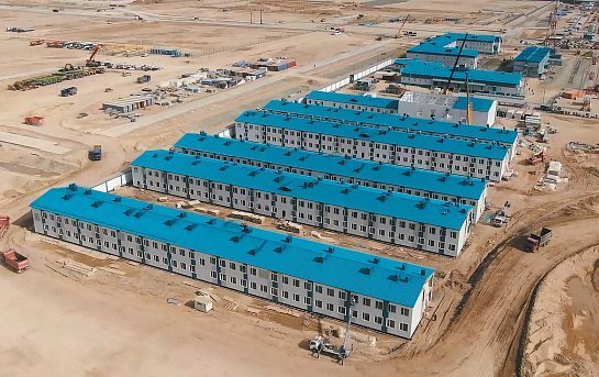 Вахтовый поселок Амурского газохимического комплекса (АГХК)
