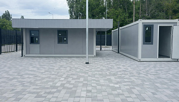 Модульные здания для инфраструктуры стадиона - фото