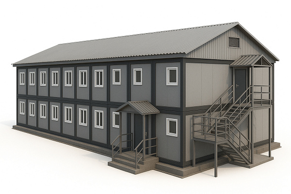 Блочно-модульное здание АБК