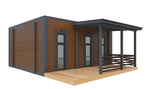 Модульный кемпинг домики - фото