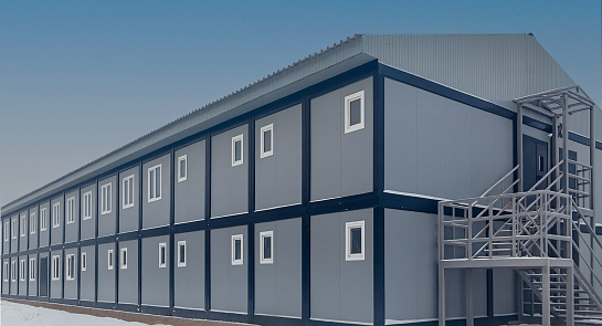 Жилой вахтовый поселок из модулей