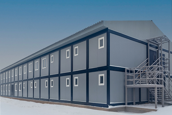 Жилой вахтовый поселок из модулей