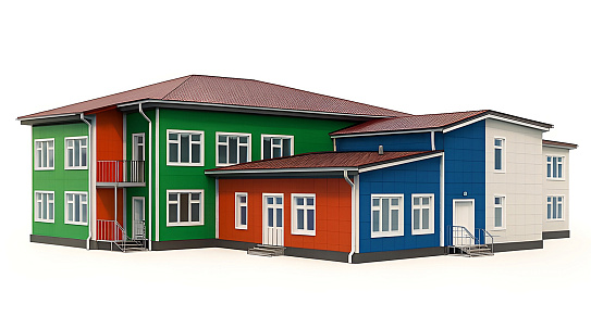 Быстровозводимый детский сад - фото