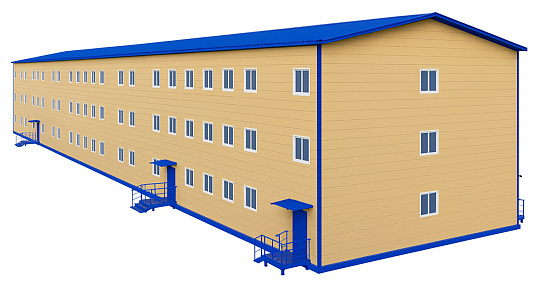 Модульное общежитие на 200 - фото