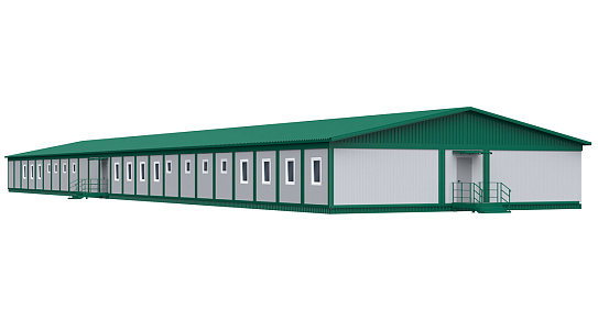 Модульное общежитие 50 человек - фото