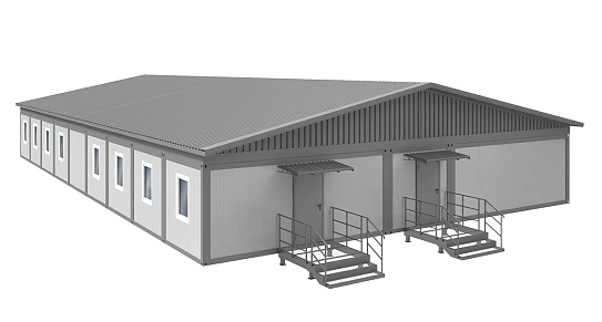 Здания модульные столовые - фото