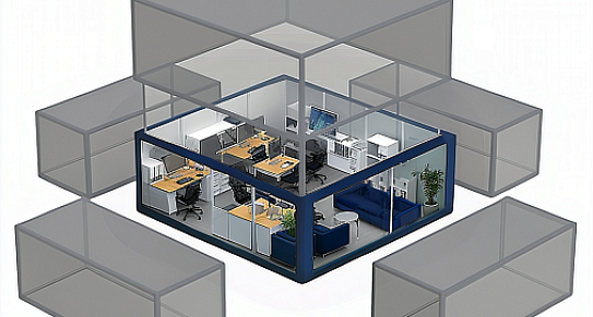 Строительство модульной гостиницы - фото