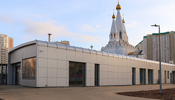 Модульная раздевалка для катка - фото