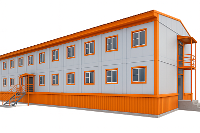 Модульные общежития для рабочих на 100 человек