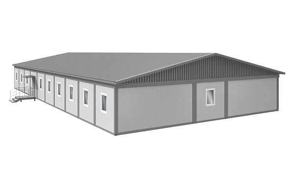 Модульная гостиница на 30 номеров