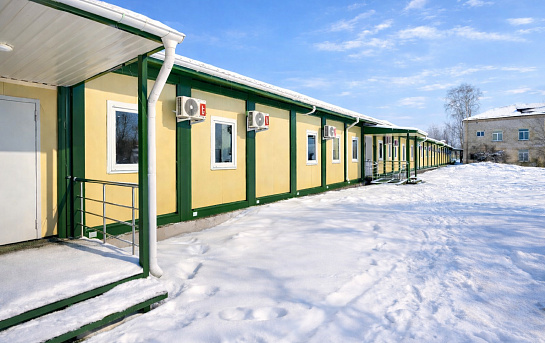 Завершено строительство модульной поликлиники в Воронежской области