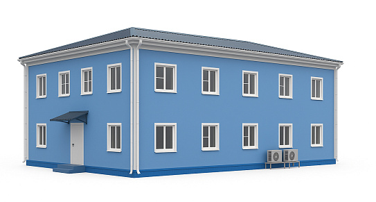 Модульные малоэтажные дома - фото