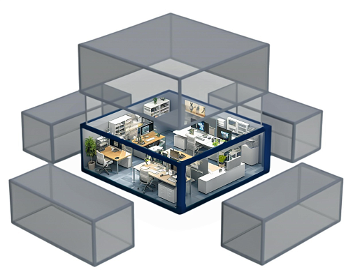 Модульный офис на 8 человек