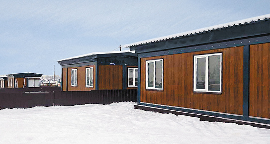 Модульное социальное жилье - фото