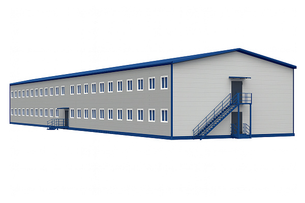 Модульное общежитие на 100