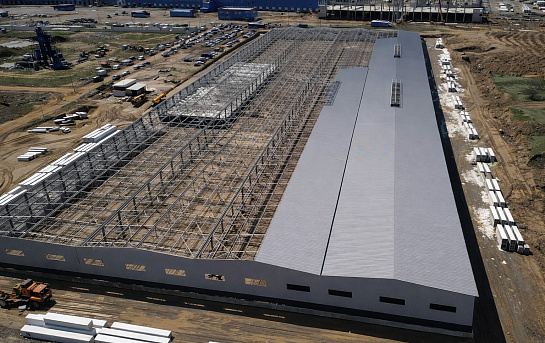 Поставка панелей из минеральной ваты для строительства фабрики